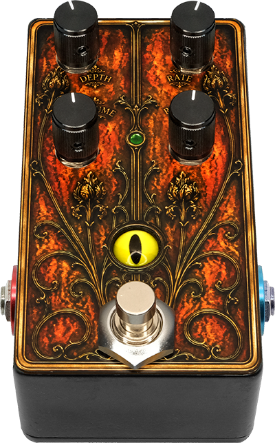 Phaser Cat is an analog guitar pedal by Stomp Cats