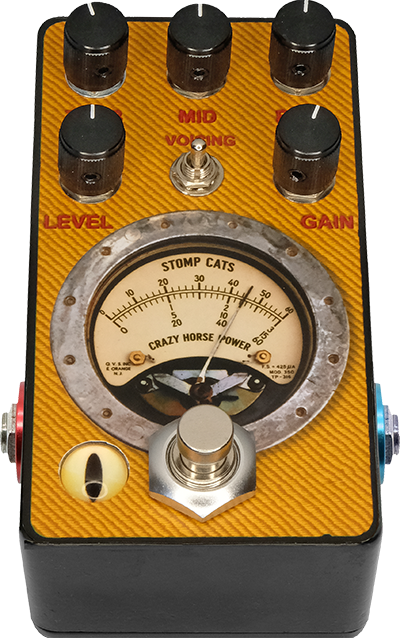 Tweed Cat is an analog guitar pedal by Stomp Cats